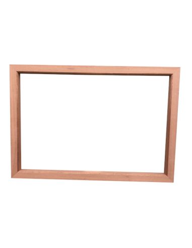 Châssis bois plombé 2,0mm par 10cm linéaire contour largeur 100mm plombé