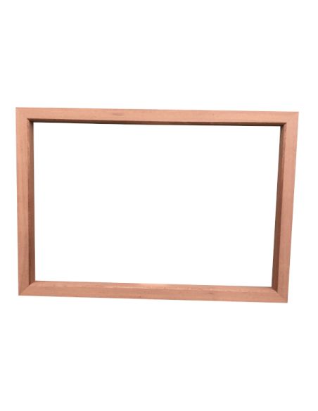 Châssis bois plombé 2,0mm par 10cm linéaire contour largeur 100mm plombé