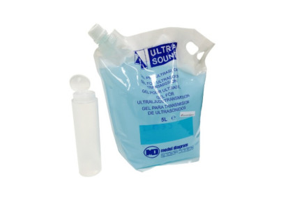 Modul Diagram ultrasound gel transparent box 2 soft pouch 5L Non sterile 2x5L + 1 empty bottle 260ml
