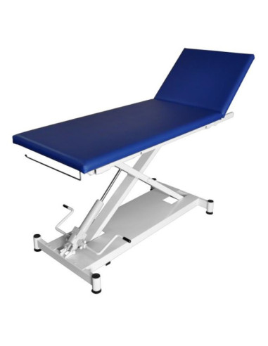 Roye hydraulic examination couch-2 sections- H:540-840,W:670,L:2000mm with roll holder