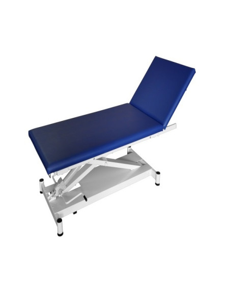 Roye hydraulic examination couch-2 sections- H:540-840,W:670,L:2000mm with roll holder