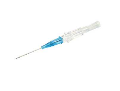 Cathéter blood control sans ailette-BD INSYTE-AUTOGUARD 22Gx25mm-bleu bte de 50