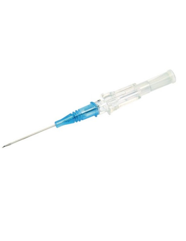 Cathéter blood control sans ailette-BD INSYTE-AUTOGUARD 22Gx25mm-bleu bte de 50