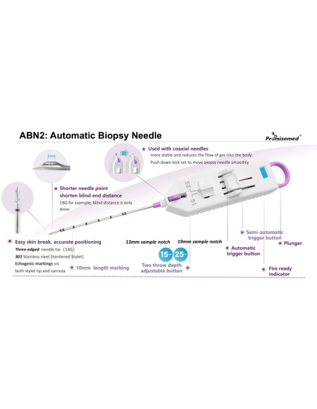 Biopsy gun automatic and semi automatic VeriEcto G2-S
