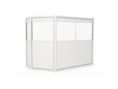 Fixed panoramic lead-glass screen 205 cm-S