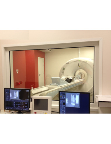 X-ray protective leaded aluminium frame-S