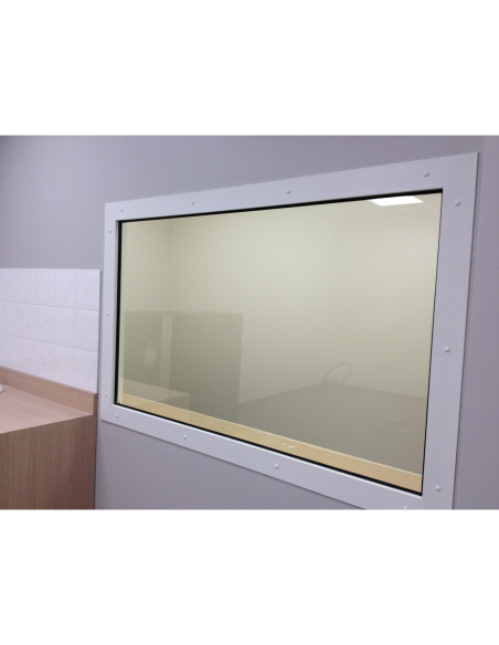 X-ray protective leaded aluminium frame-S
