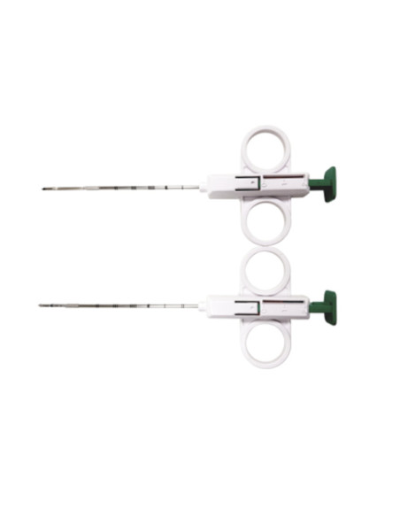 Supercore semi-automatic gun with coaxial biopsy device-S