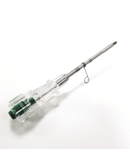 Supercore semi-automatic gun with coaxial biopsy device-S